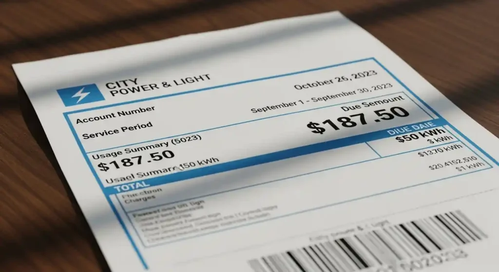 electricity bill